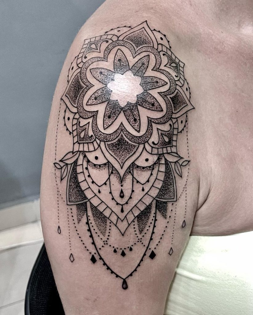 Mandala Chandelier Tattoo