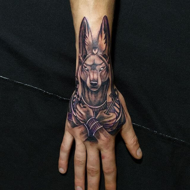 Modern Anubis Tattoo