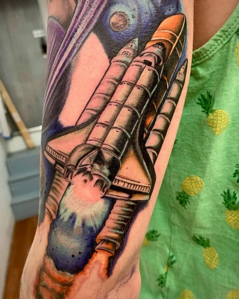 NASA Inspired Tattoo Designs For Men and Women