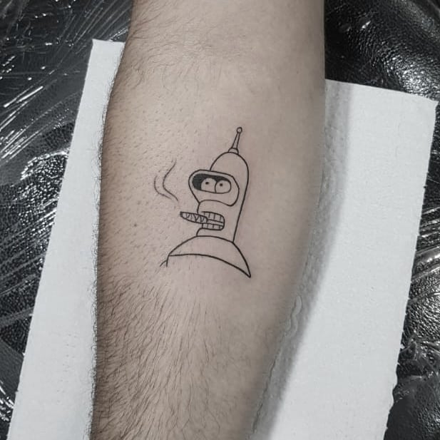 Outline Bender Tattoo