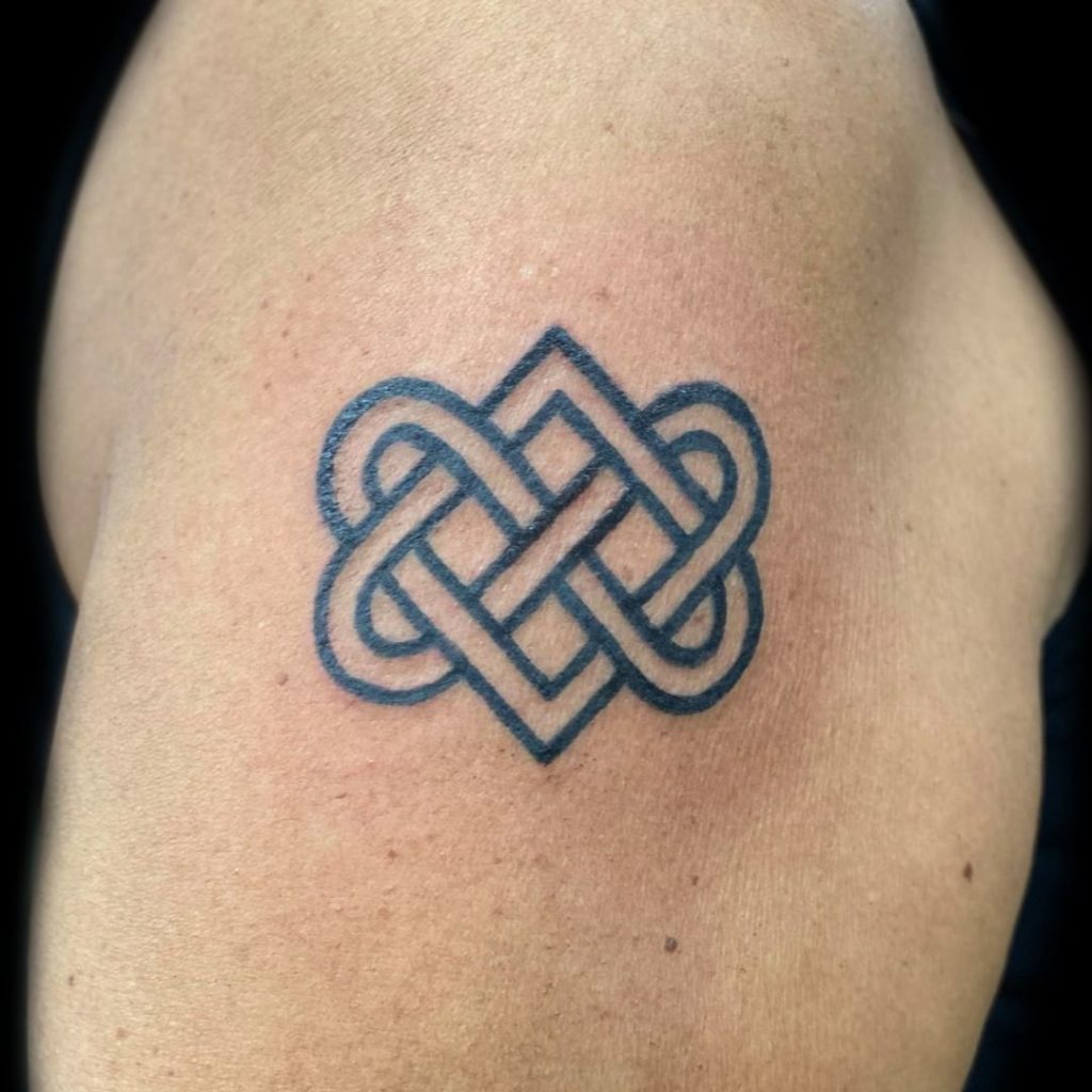 Outline Celtic Knot Tattoo