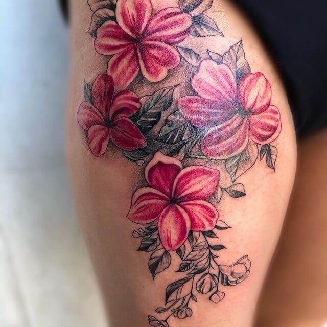 Peaceful Floral Tattoo