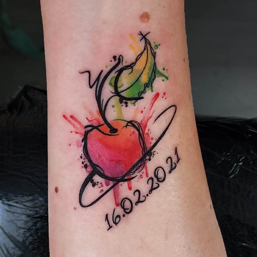 Poisoned Apple Tattoo
