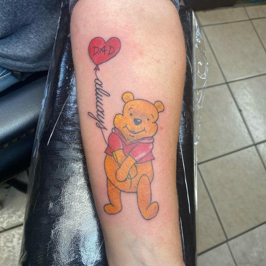 Pooh Forearm Always Tattoo