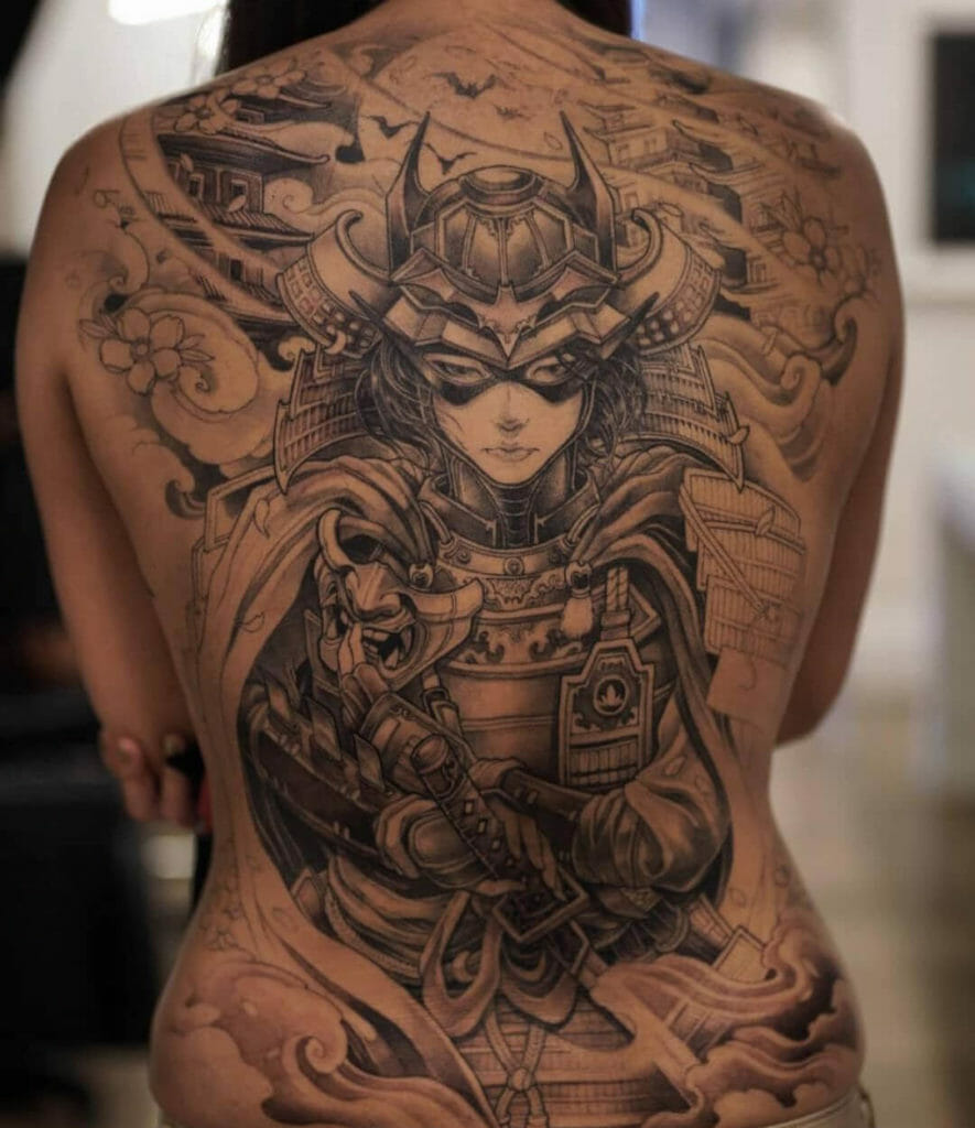 Popular Ideas For Asian Tattoo That Covers Your Back
