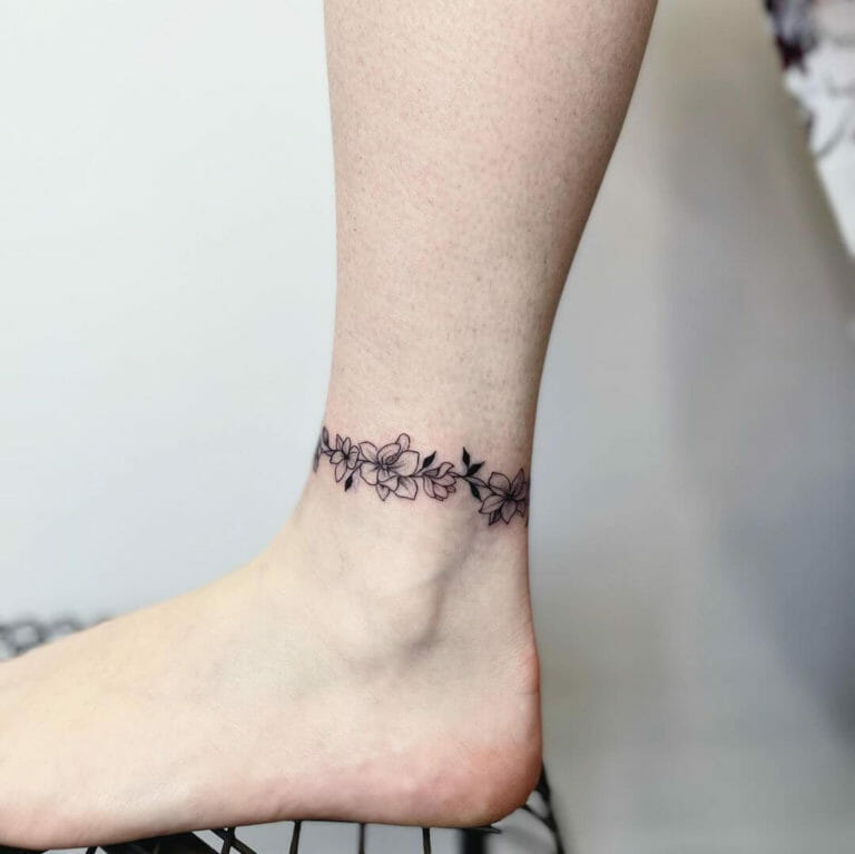 101 Best Ankle Bracelet Tattoo Ideas You'll Have To See To Believe ...