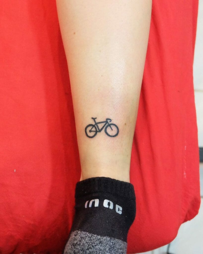 Simple Bicycle Tattoo