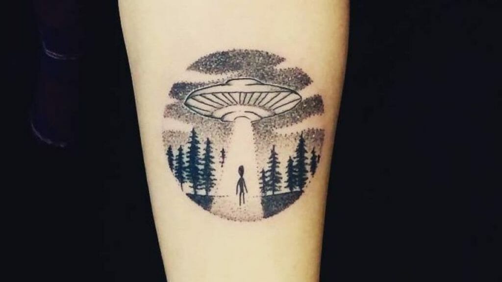 Spaceship tattoos