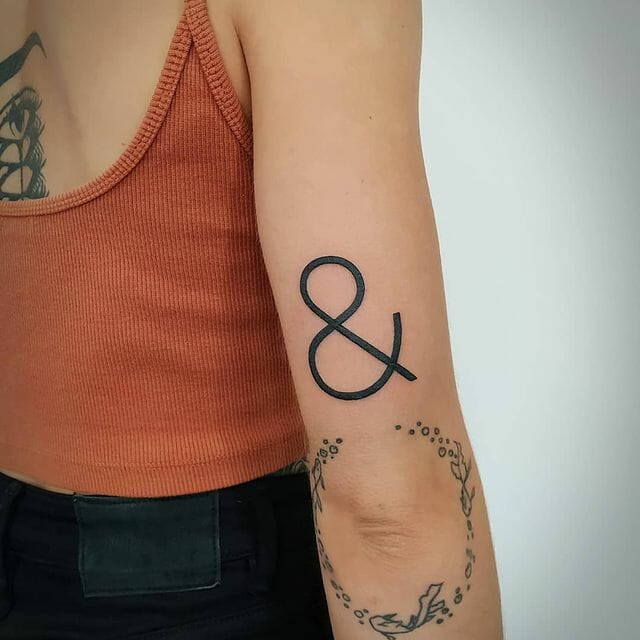 Striking Ampersand Symbol For A Bold Tattoo