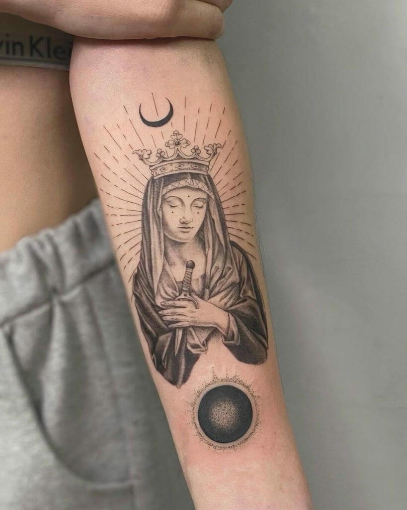Tattoo Ideas For Men And Women In Form Of Religious Art Style