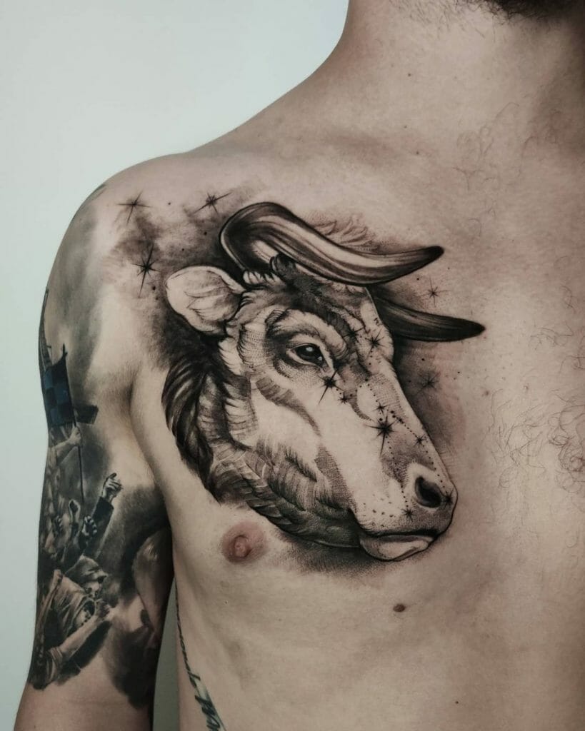 Taurus Bull Tattoo Design For The Astrology Buffs