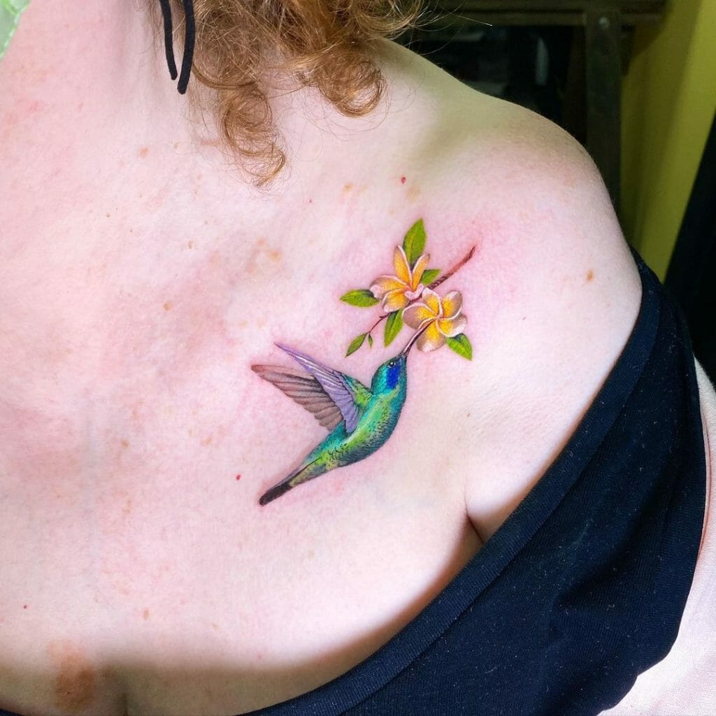 Tenacious Hummingbird Tattoo