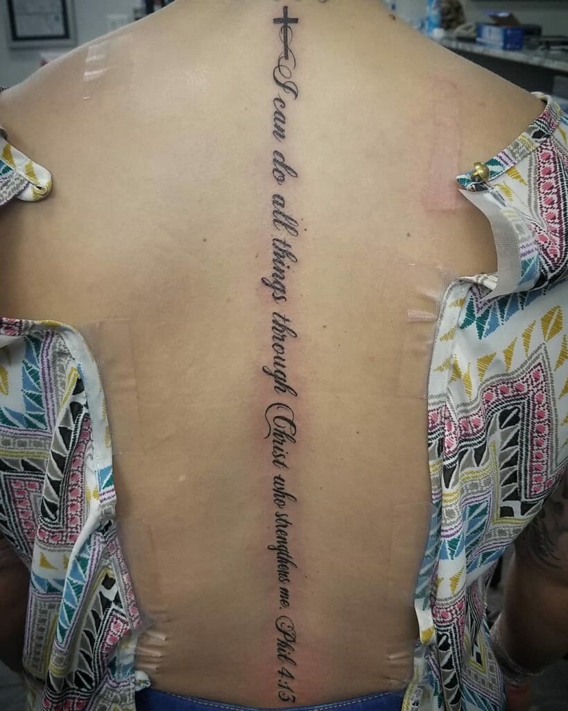The Bible Verse Tattoo For Gym Freaks