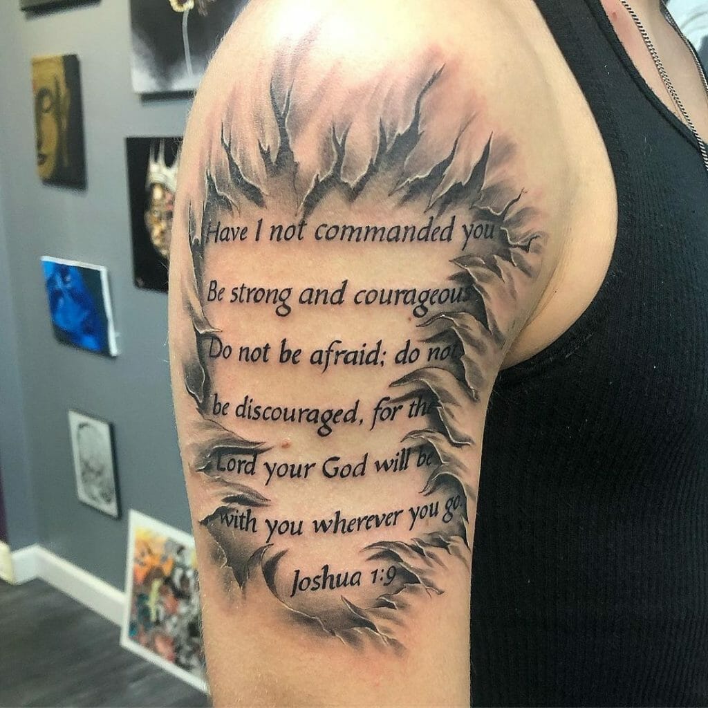 The Biblical Command Verse Tattoo
