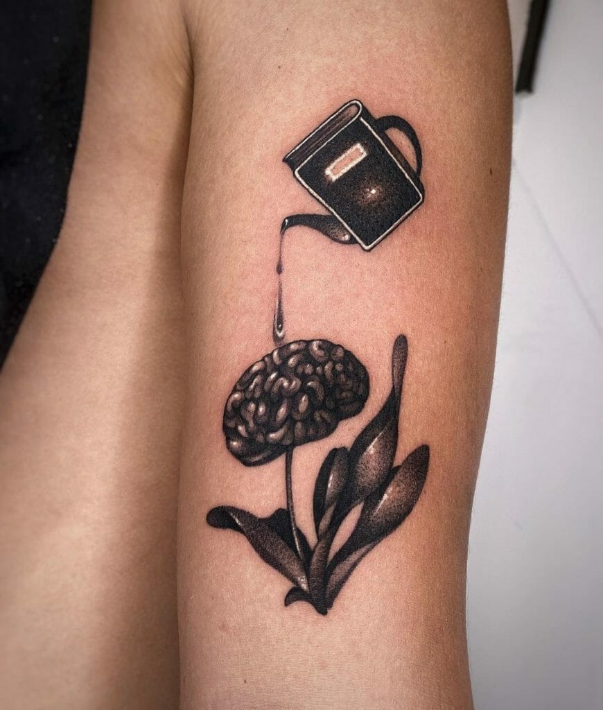 The Brain And The Book Tattoo