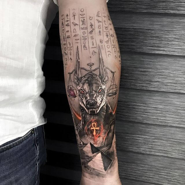The Justice-Themed Anubis Tattoo For The Righteous Ones