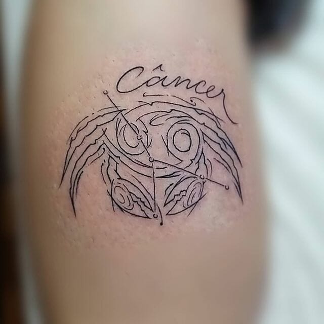 The Sensitive Cancer Zodiac Tattoos