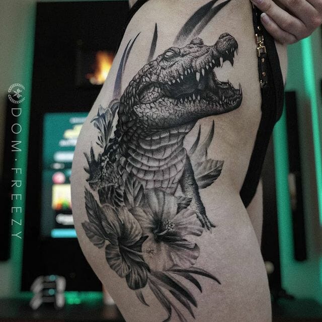 The Sensuous Alligator Tattoo