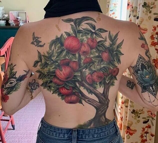 The Sublime Apple Tree Tattoo 