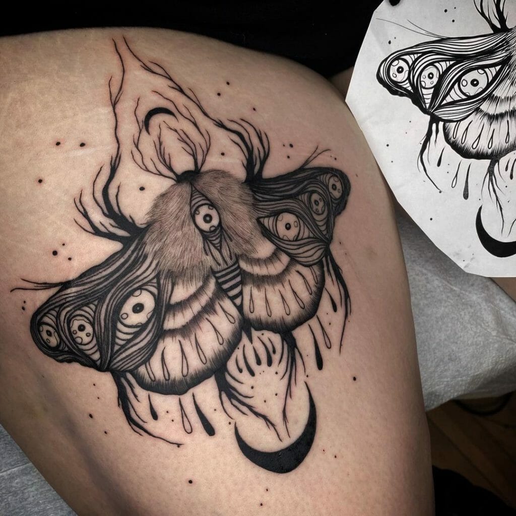 The Surreal Eyes Butterfly Tattoos