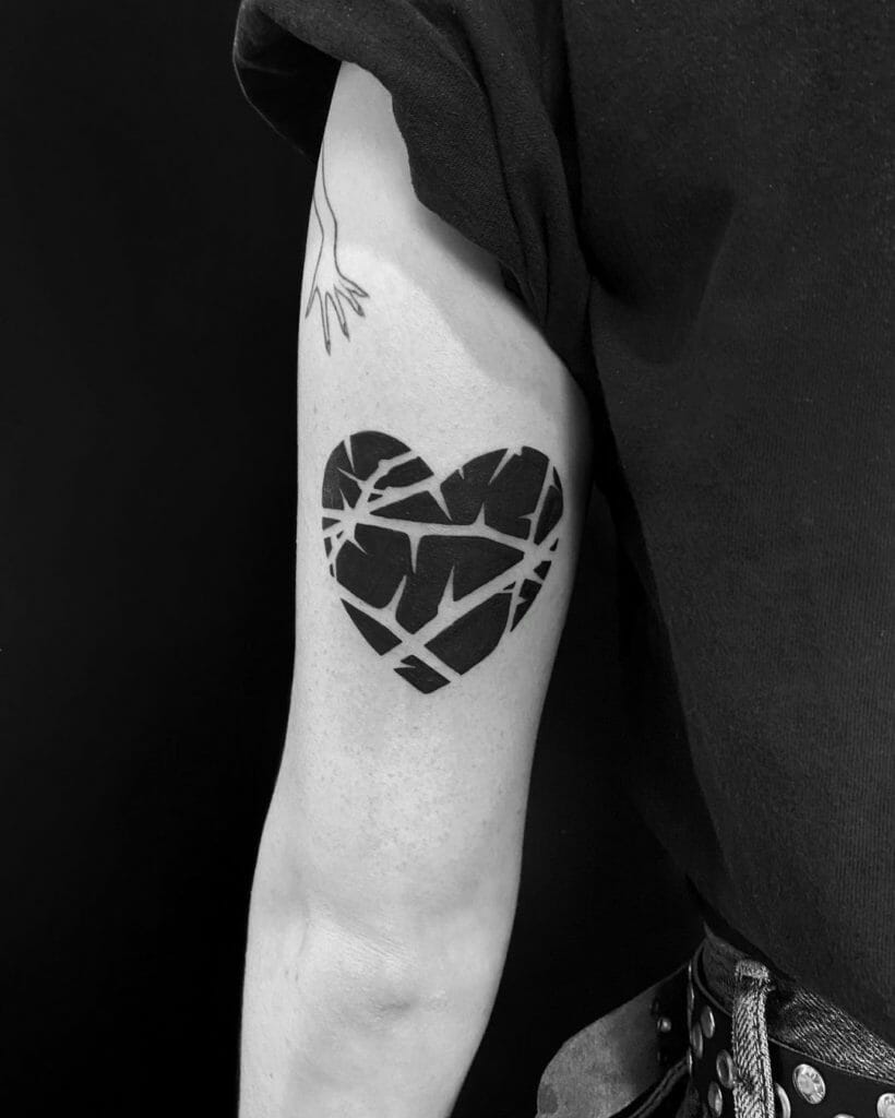 The Tragic Black Heart Tattoo