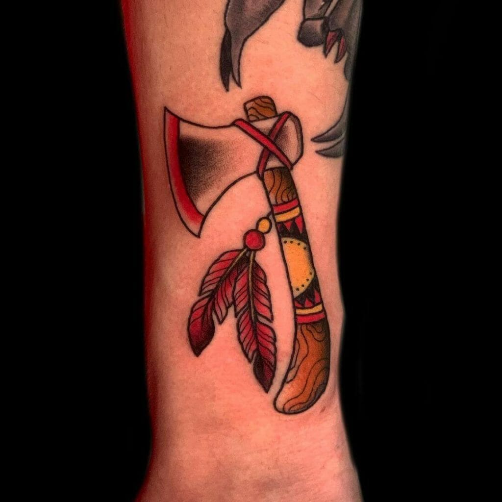 Traditional Axe Tattoo