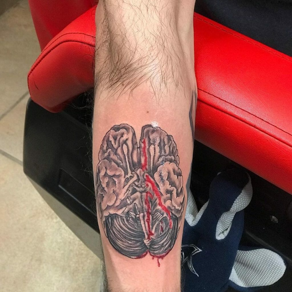 Traditional Brain Tattoo