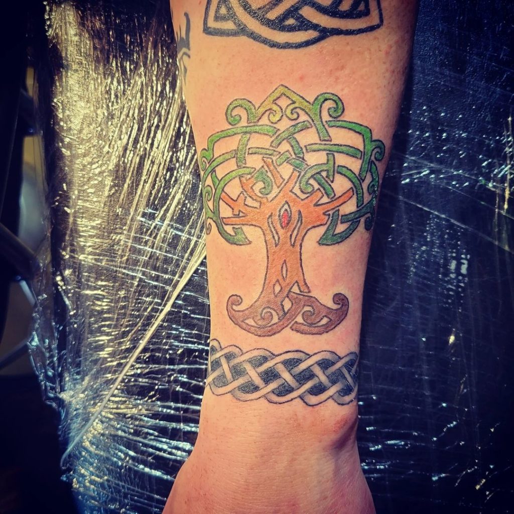 Tree Of Life Celtic Knot Tattoo