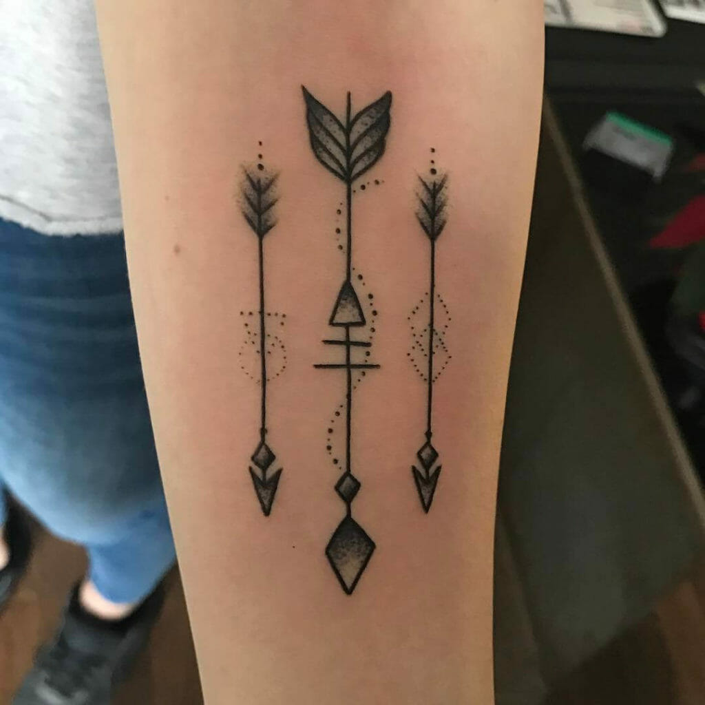 Triple Arrowhead tattoo