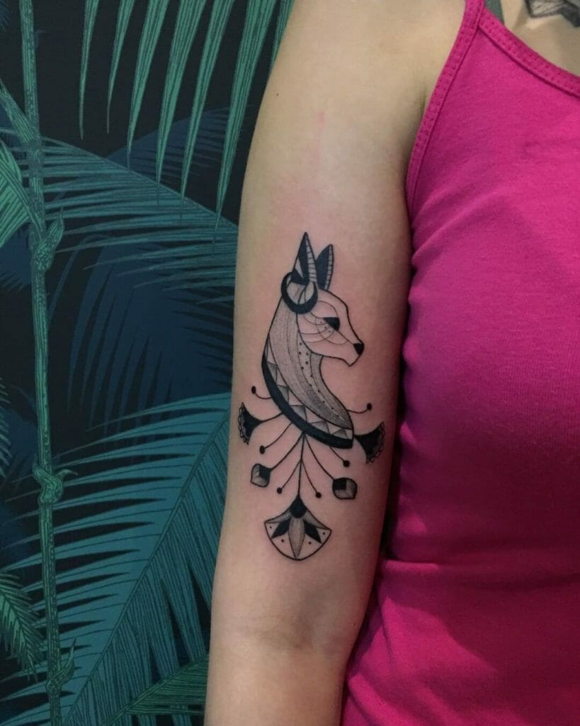 Unconventional Bastet Tattoo