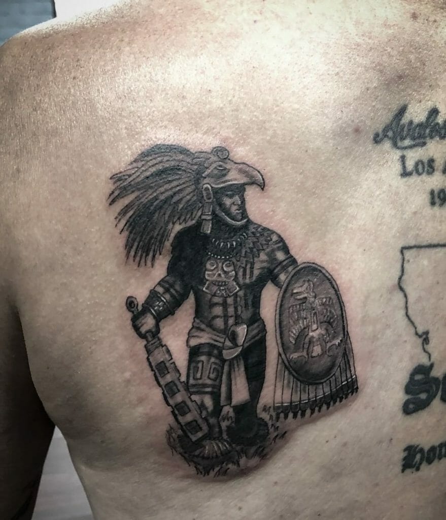Unique Aztec Warrior Tattoos