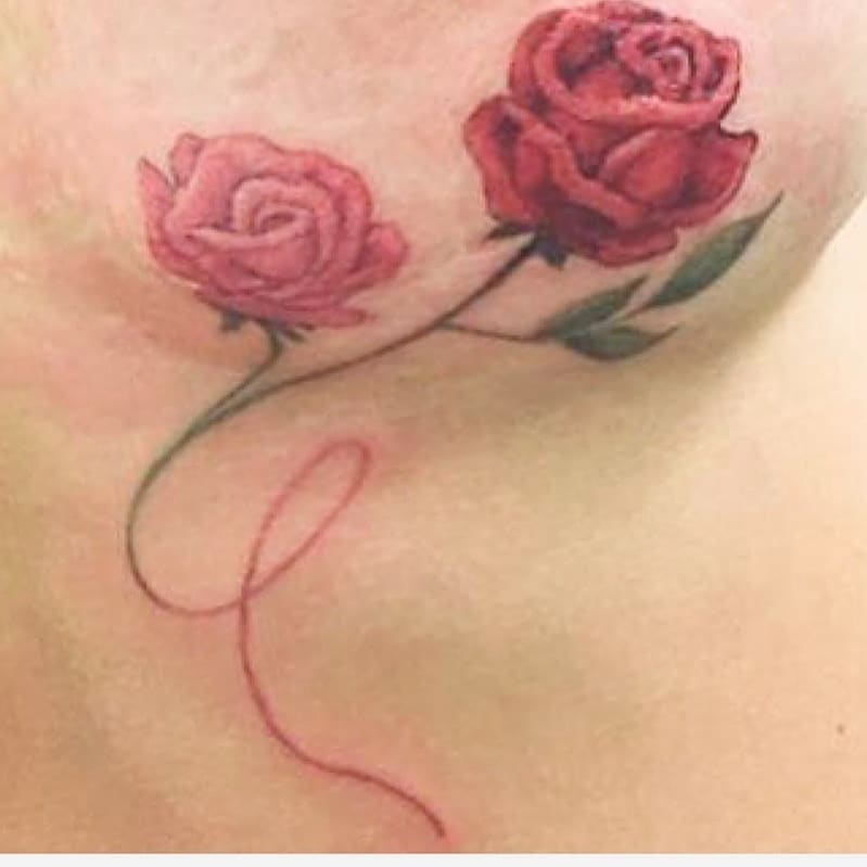 Unique Ideas For Hiding Scars With Breast Cancer Tattoos