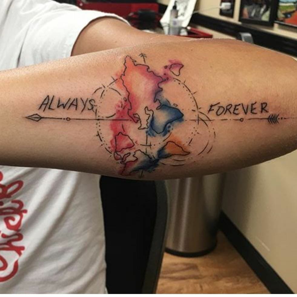 Vibrant Always And Forever Tattoo
