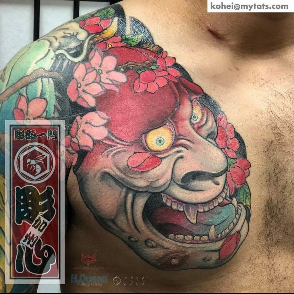 Vibrant And Colourful Asian Tattoos