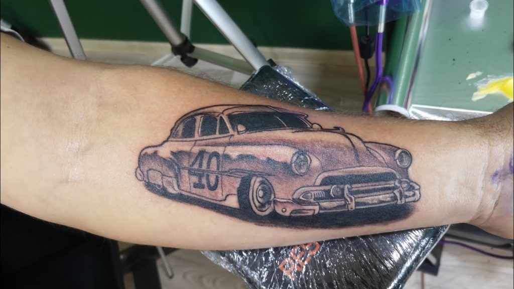 Vintage Car Tattoo