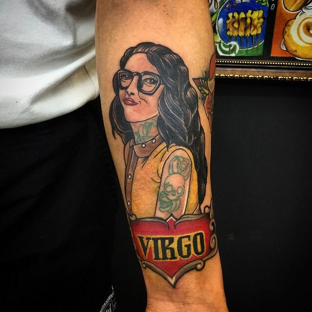 Virgo maiden tattoo
