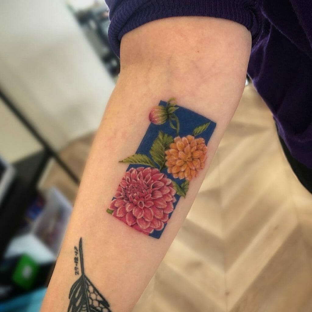 Aesthetic Dahlia Tattoo You'll Will Absolutely Adore