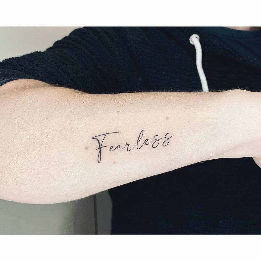 Amazing Fearless Tattoo Designs For Taylor Swift Fans
