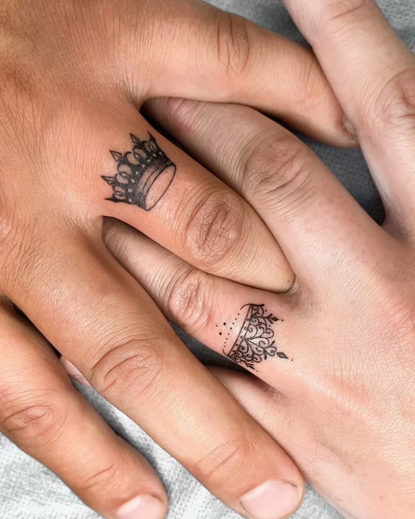 Amazing Ideas For Matching Finger Tattoos