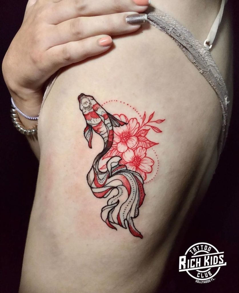 Amazing Koi Tattoo