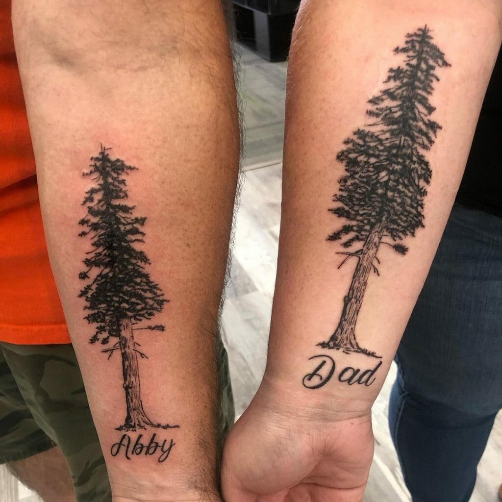 Father-Daughter Matching Tattoo