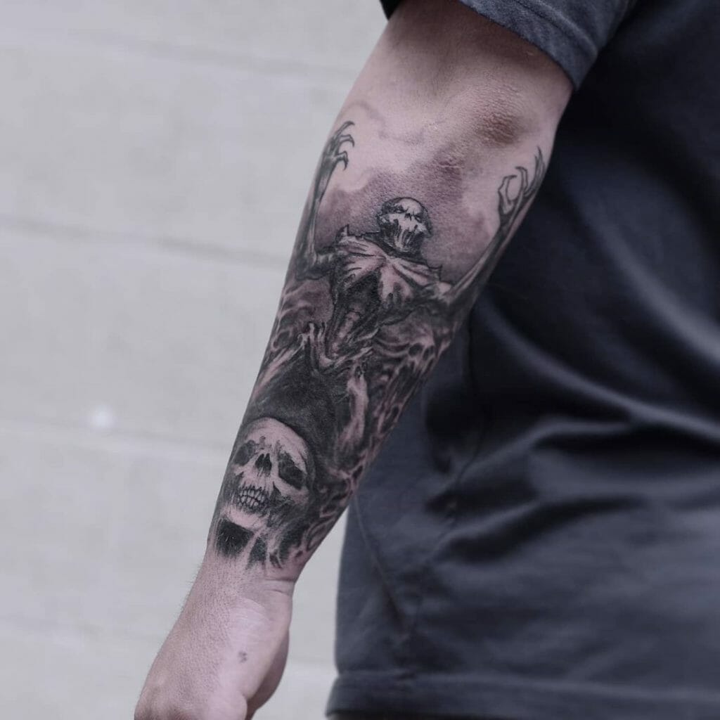 Arch-Vile Doom Tattoo