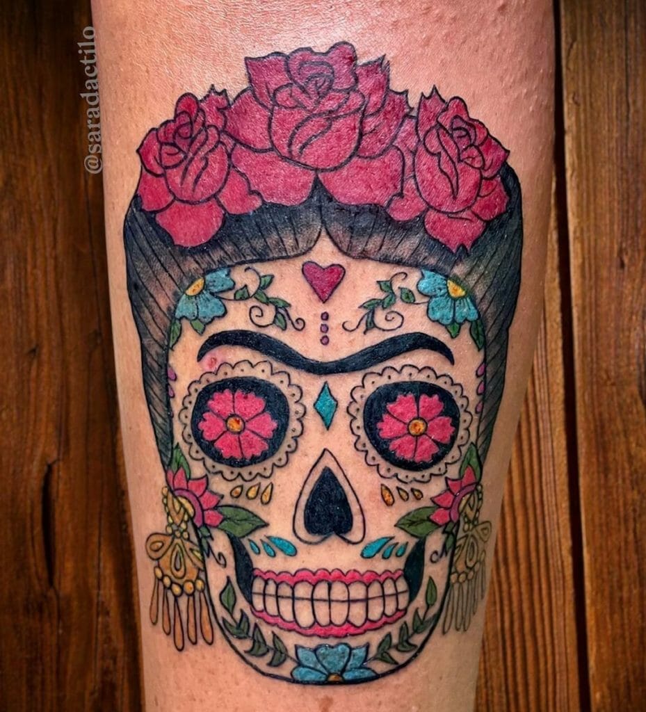 Artistic Day Of The Dead Tattoos