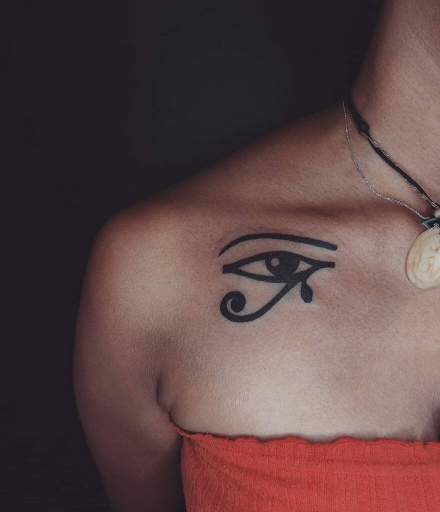 Awesome Egyptian Eye Tattoos For History Lovers