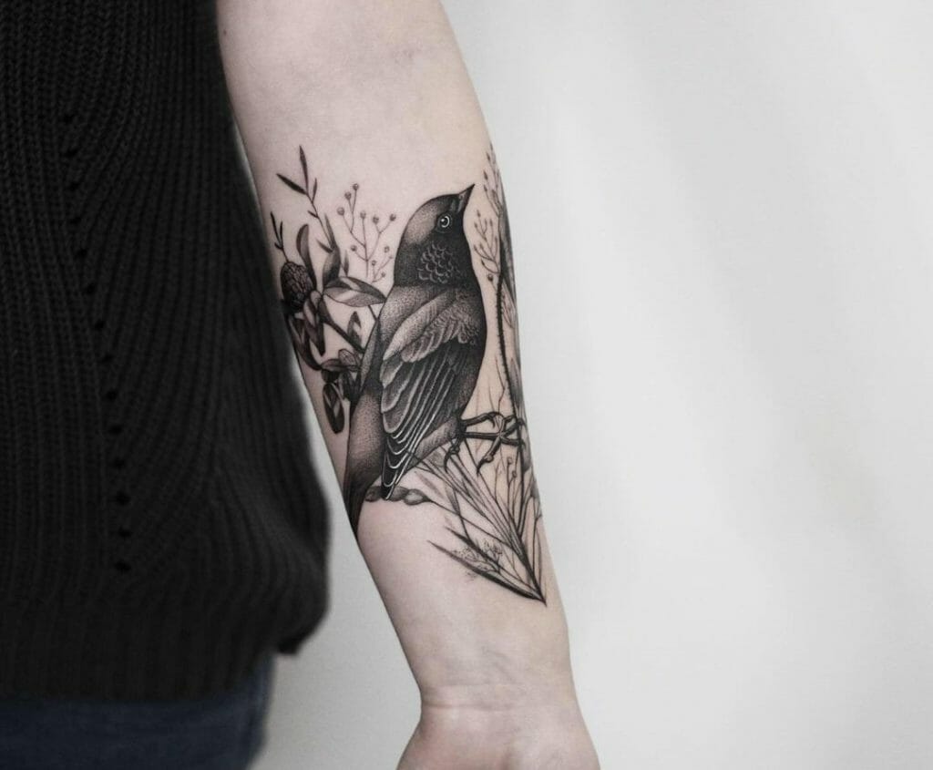 Black Bird Tattoos