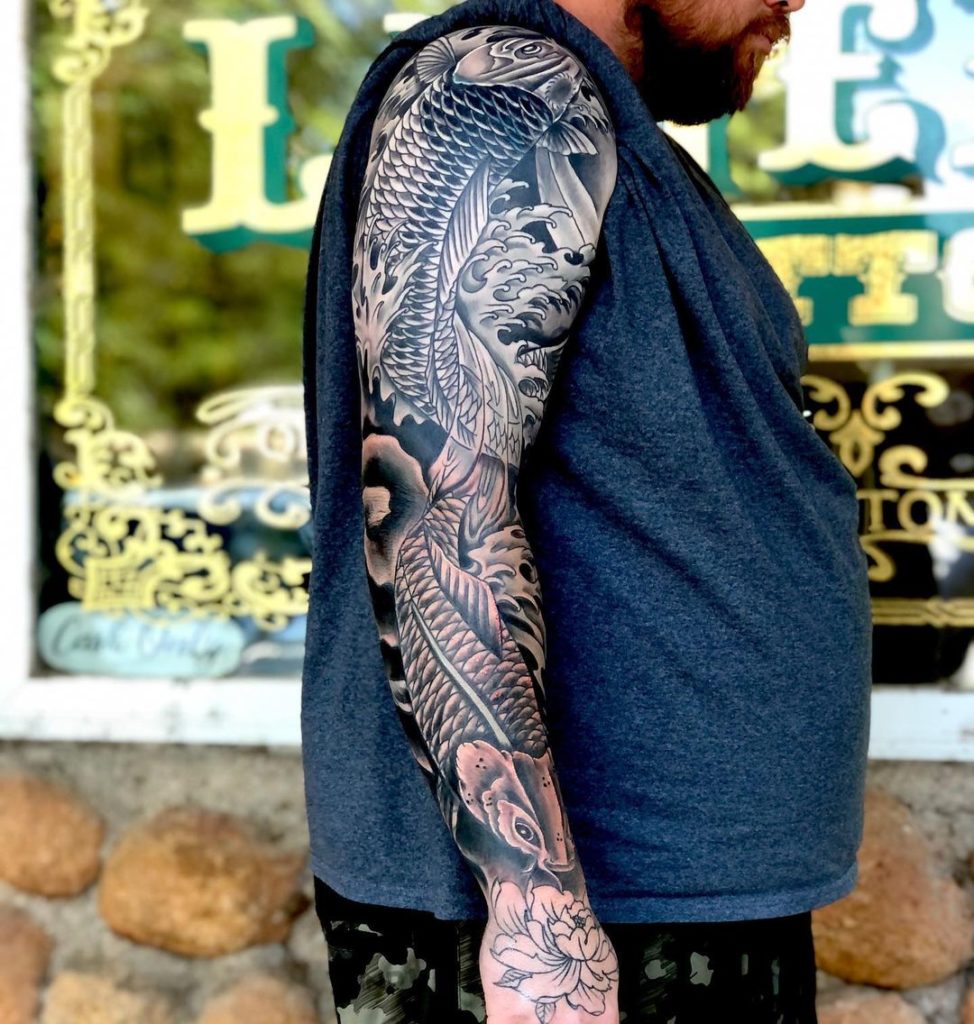 Black Sleeve Tattoo