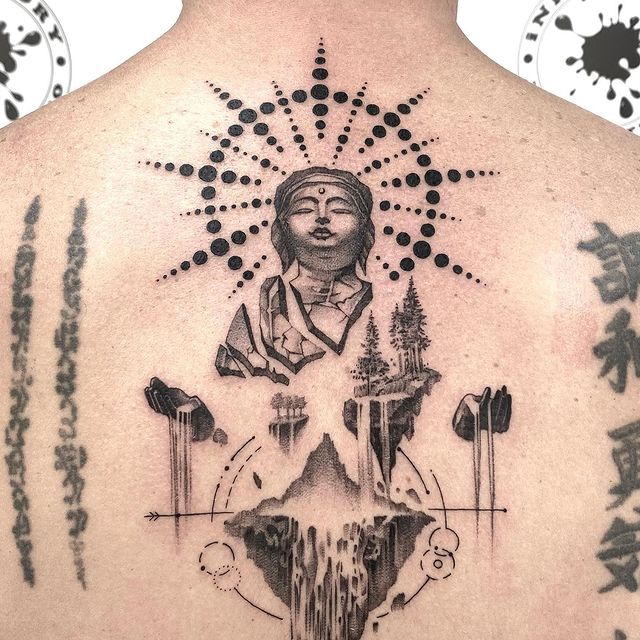 Buddha Circle Of Life Tattoo