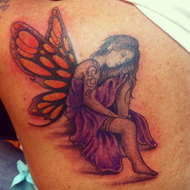 Butterfly Fairy Tattoo For Women
