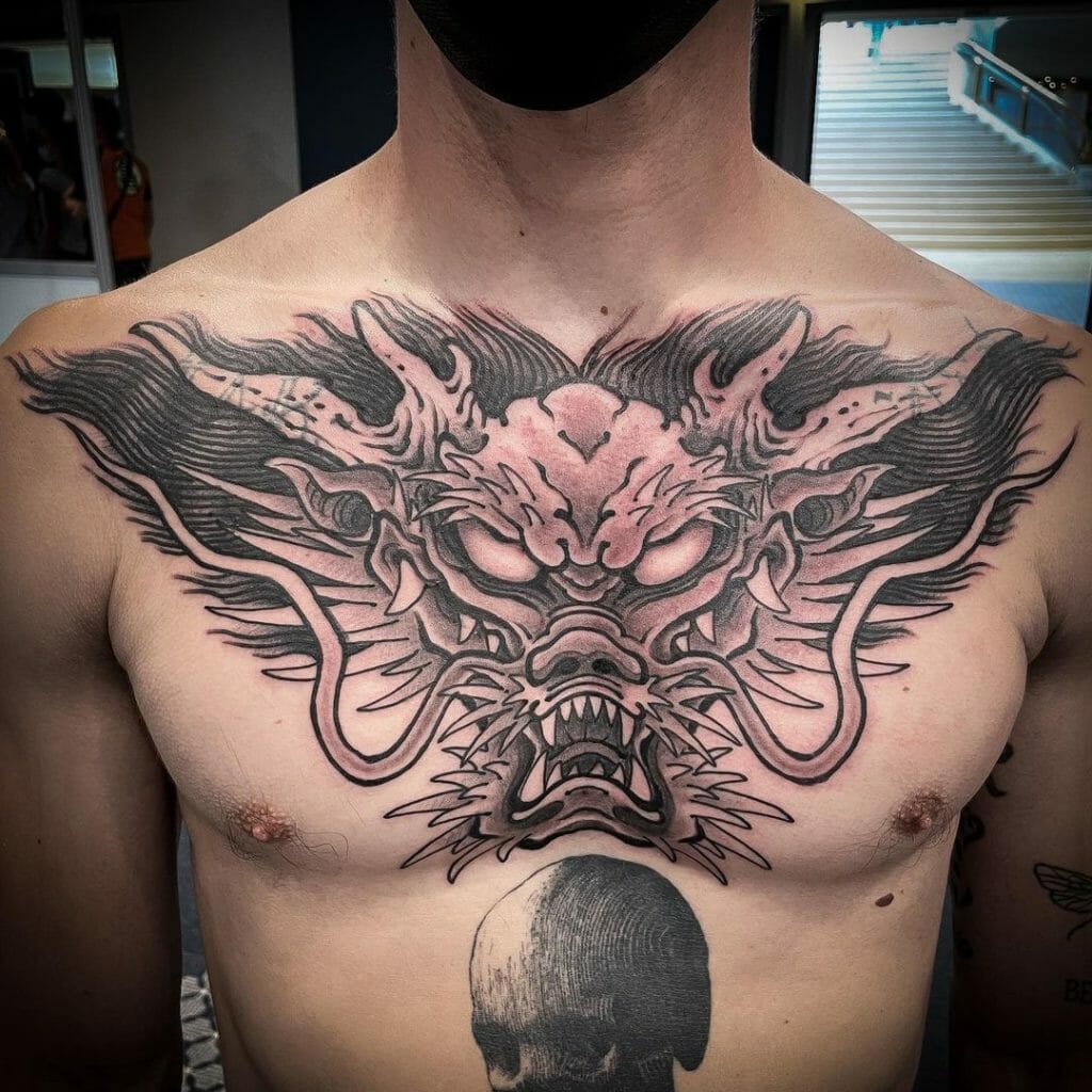 101 Best Dragon Chest Tattoo Ideas You'll Have To See To Believe! - Outsons