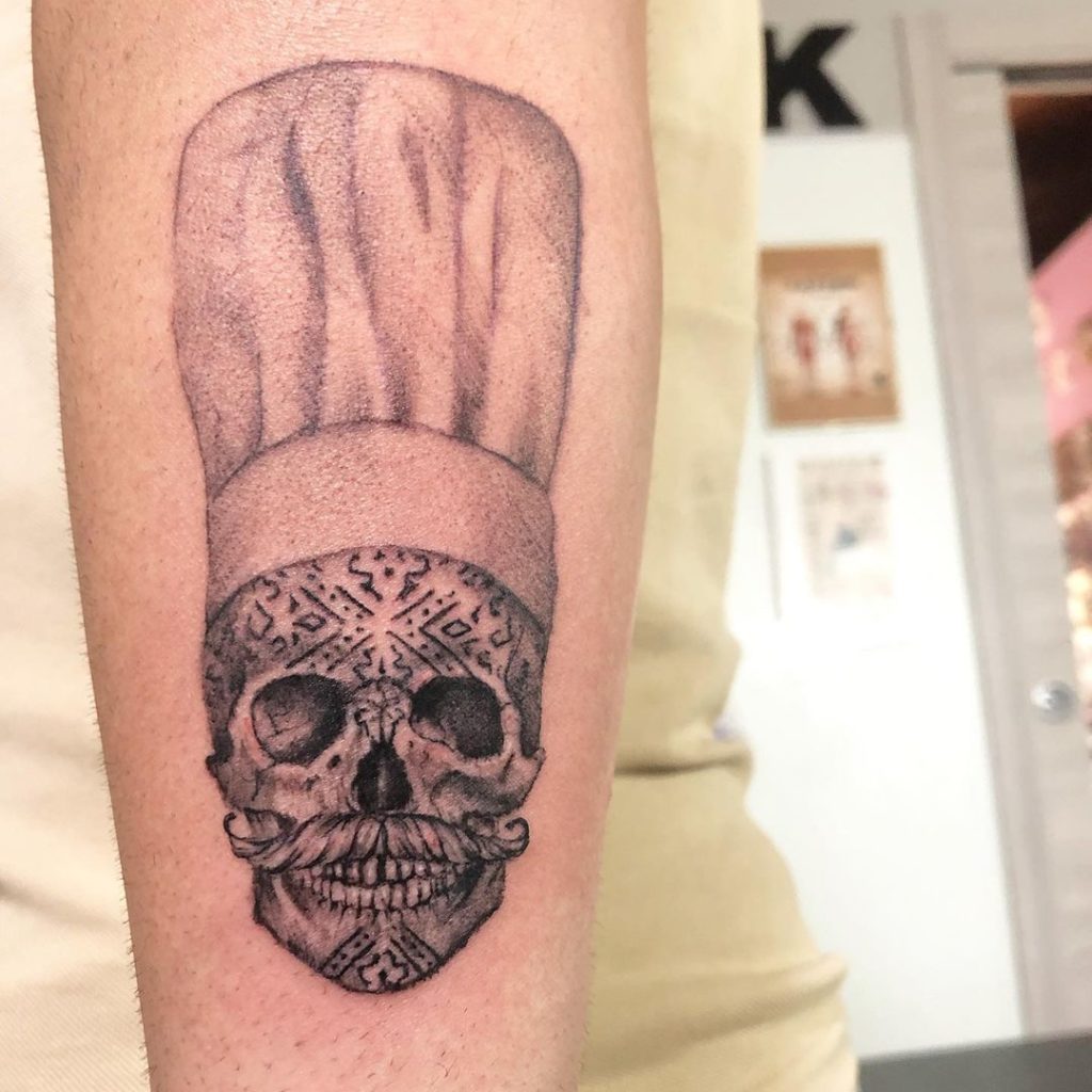 Chef Skull Tattoo